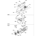 Amana SGD521SBL-P1197102WL ice bucket auger, ice maker and ice maker parts diagram