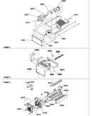 Ice bucket auger, ice maker and ice maker parts