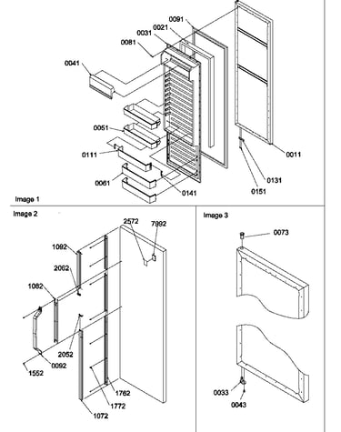 Refrigerator door