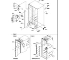 Amana SG521SBL-P1197002WL cabinet parts diagram