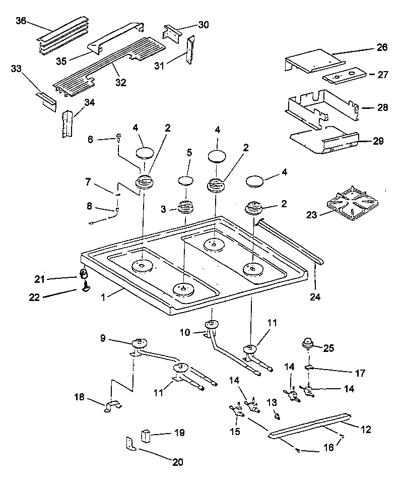Sealed burner