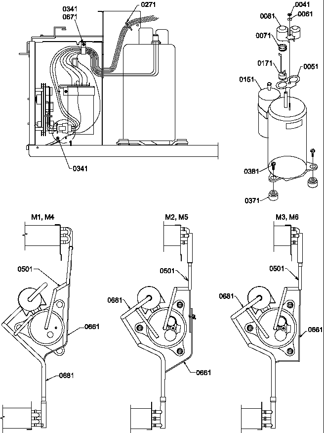 Compressor/tubing
