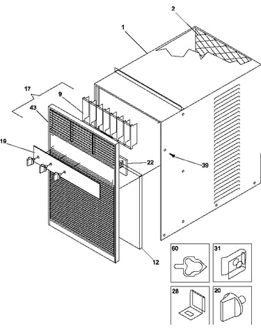 Cabinet front & wrapper