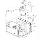 Amana 10C5EZ/P1206003R compressor & tubing arrangement diagram