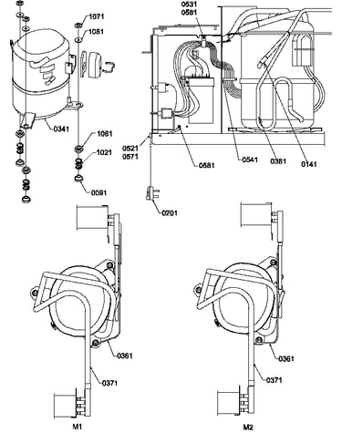 Compressor/tubing