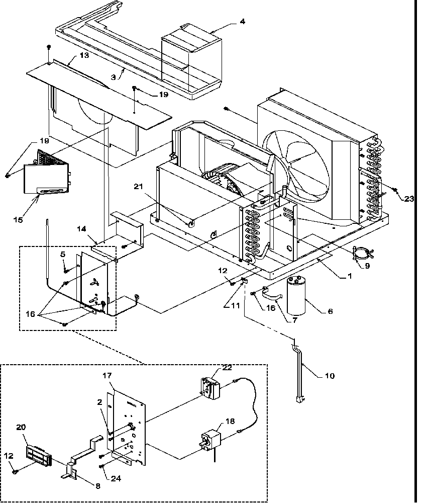 Control panel & miscellaneous parts