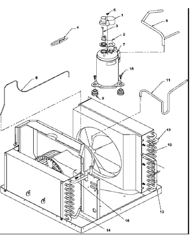 Compressor & tubing arrangements