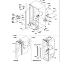 Amana SRDE520SBW-P1183104WW cabinet parts diagram
