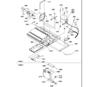 Amana SRDE520SBW-P1183104WW machine compartment diagram