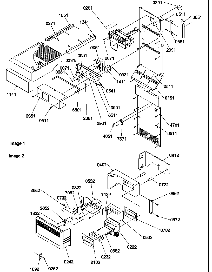 Ice maker/control assy