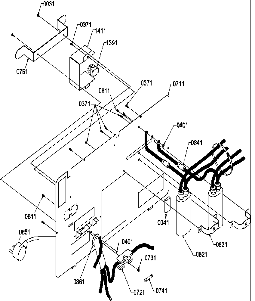 Rear access panel