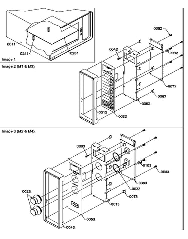 Shelf/control panels