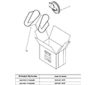 Amana HDF01/P1210701F packaging diagram