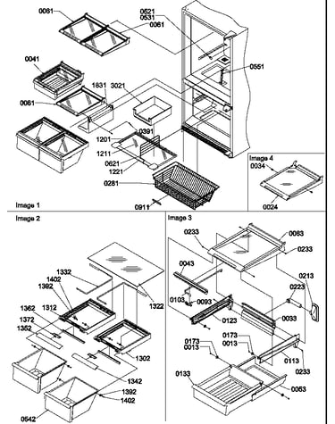 Shelving assemblies