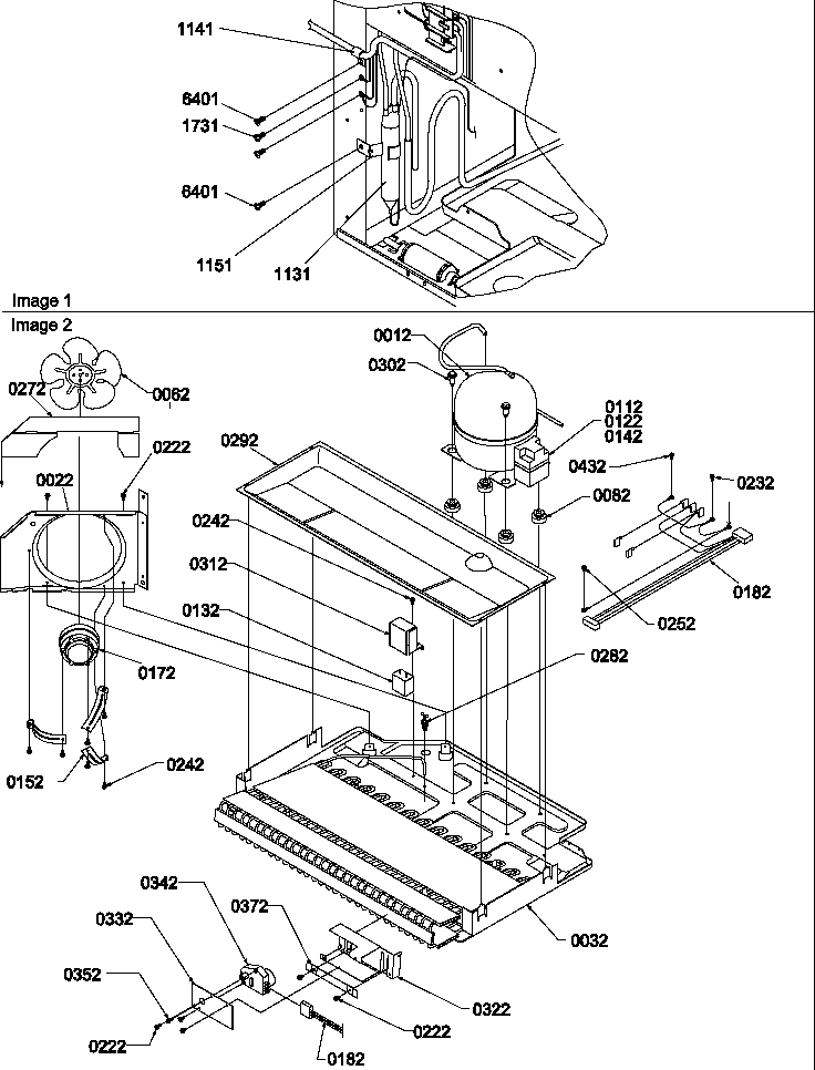 Machine compartment assembly