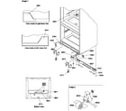 Amana BR22S6L-P1196706WL insulation & roller assembly diagram