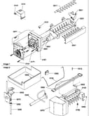 Ice maker assembly & parts