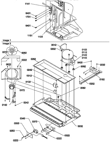 Machine compartment assembly