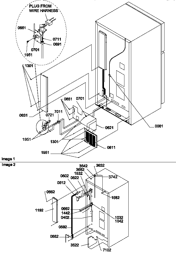 Cabinet back