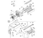 Amana TA20TL-P1306101WL ice maker assemblies and parts diagram
