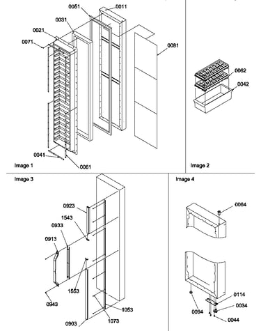 Freezer door and accessories