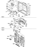 Ice & water cavity, electronic bracket, & toe grille