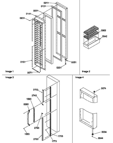 Freezer door and accessories