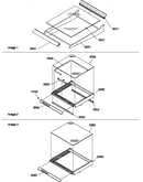 Shelf and crisper assemblies
