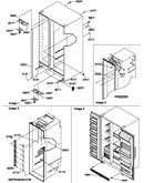 Cabinet parts and toe grille