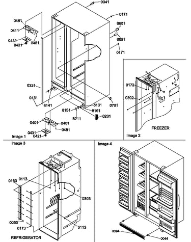 Cabinet parts and toe grille