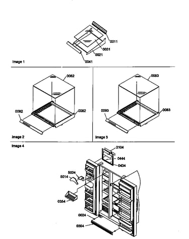 Shelf, crisper assemblies and toe grille