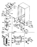 Drain system, rollers, and evaporator assy
