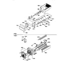 Amana SMD21TBW-P1193911WW ice bucket auger and ice maker parts diagram
