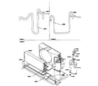 Amana PTH093A35CA/P1202317R compressor/tubing diagram