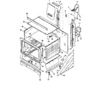 Caloric RLN383UW/P1143199NW cabinet assembly diagram