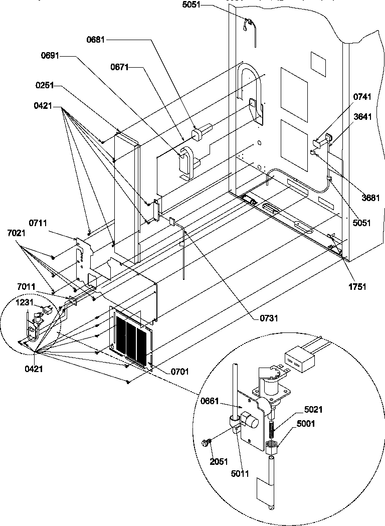 Cabinet back