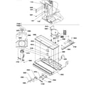 Amana BX22S5E-P1196704WE machine compartment assembly diagram