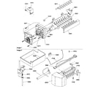 Amana BX22S5L-P1196704WL ice maker assembly & parts diagram