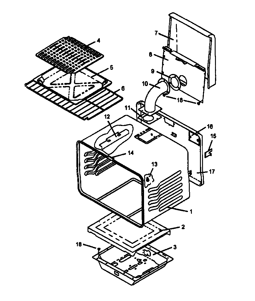 Oven, bar broiler (rsf3200l/p1141255n) (rsf3200w/p1141264n) (rsf3300l/p1141256n) (rsf3300w/p1141265n)