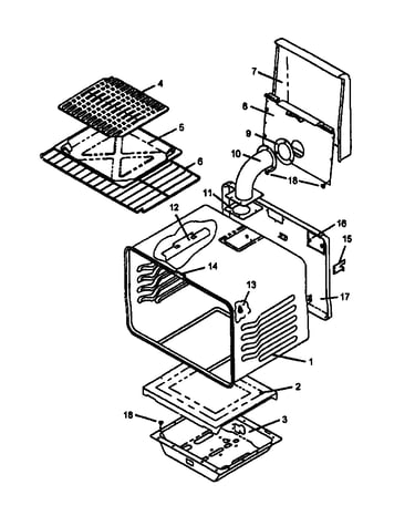 Oven, bar broiler (rsf3200l/p1141255n) (rsf3200w/p1141264n) (rsf3300l/p1141256n) (rsf3300w/p1141265n)