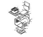 Caloric RSF3200L-P1141255N oven, ultra ray broiler (rsf3410l/p1141257n) (rsf3410w/p1141257n) diagram