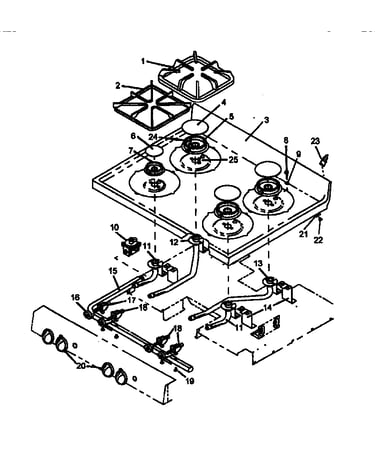 Sealed burner