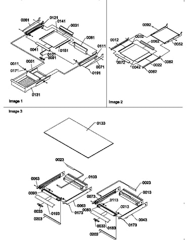 Shelving assemblies