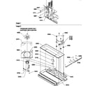 Amana TR18VE-P1307401WE machine compartment diagram