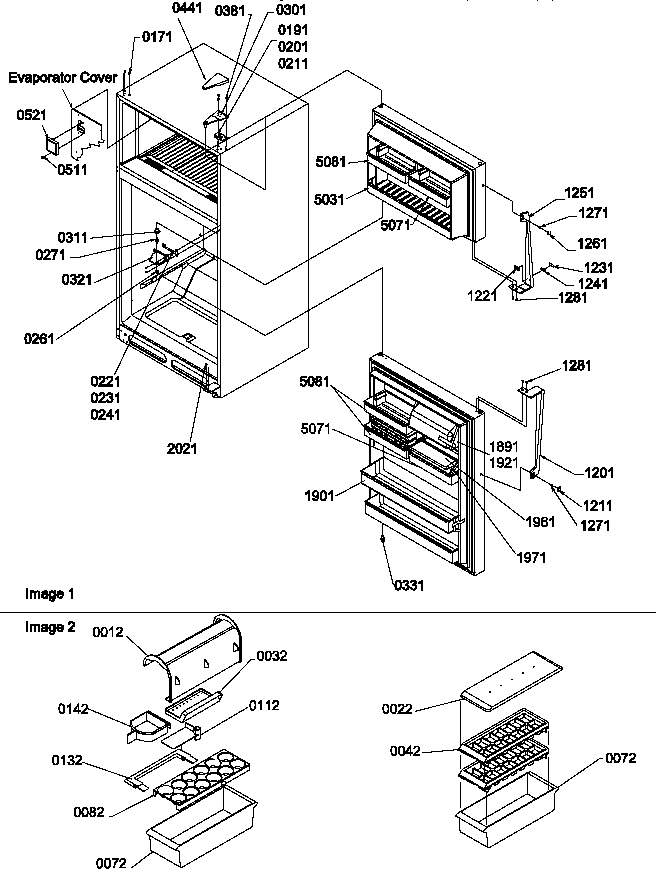 DOOR, HINGES AND ACCESSORIES