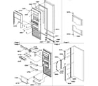 Amana SRD20TPW-P1190811WW refrigerator door diagram