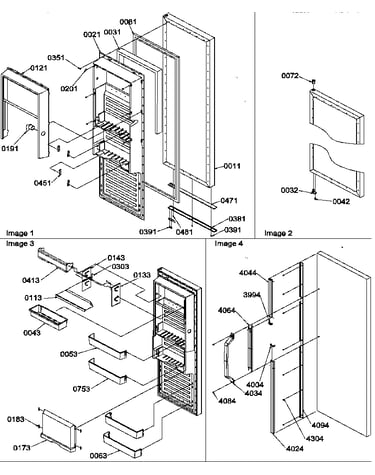 Refrigerator door