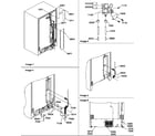Amana SRD22TPW-P1190307WW cabinet back diagram
