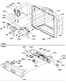 Ice & water cavity and electronic bracket assy