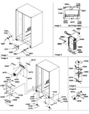 Drain system, rollers, and evaporator assy